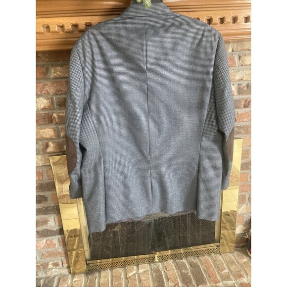 ralph lauren Blazer Gray Checked Size 46 R - Picture 3 of 8